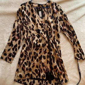 Pretty Little Thing Leopard Print Dress